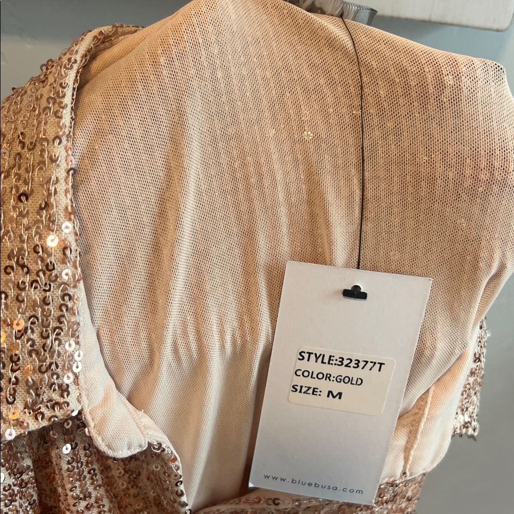 NWT Sequin Fringe Button-Up Shirt - Picture 7 of 7